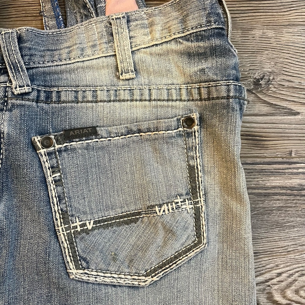 Ariat Denim Tote Bag with Western Design - Picture 6 of 9